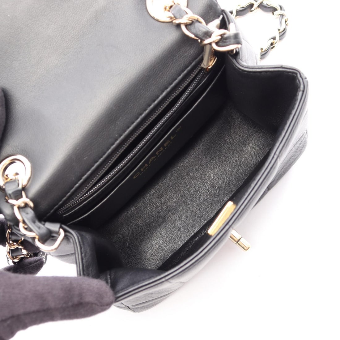 Chanel Chocolate Bar Mini Black - 3