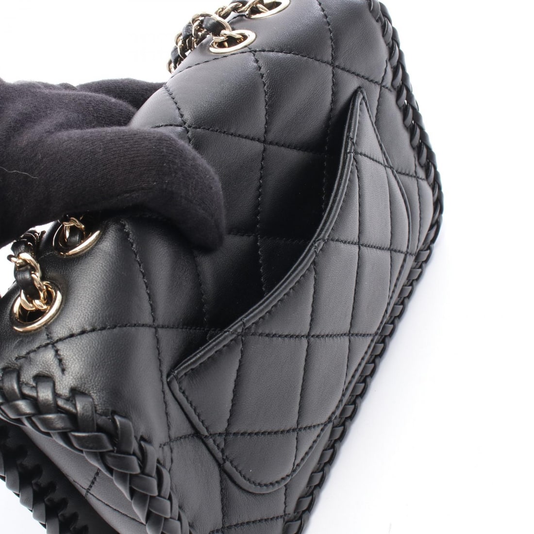 Chanel Full Flap Chain Black - 6