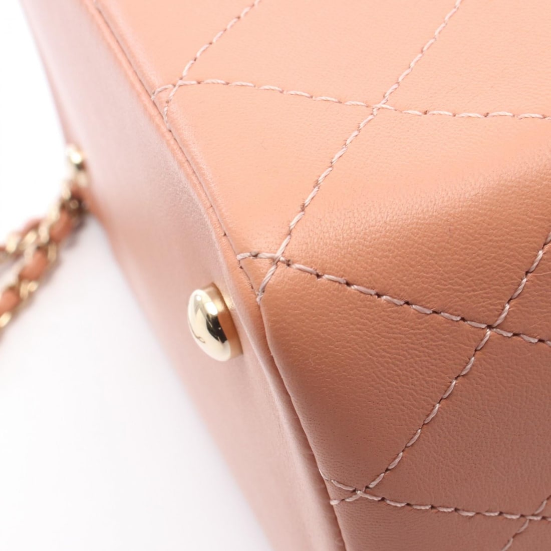 Chanel Vanity Chain Bag Pink - 6