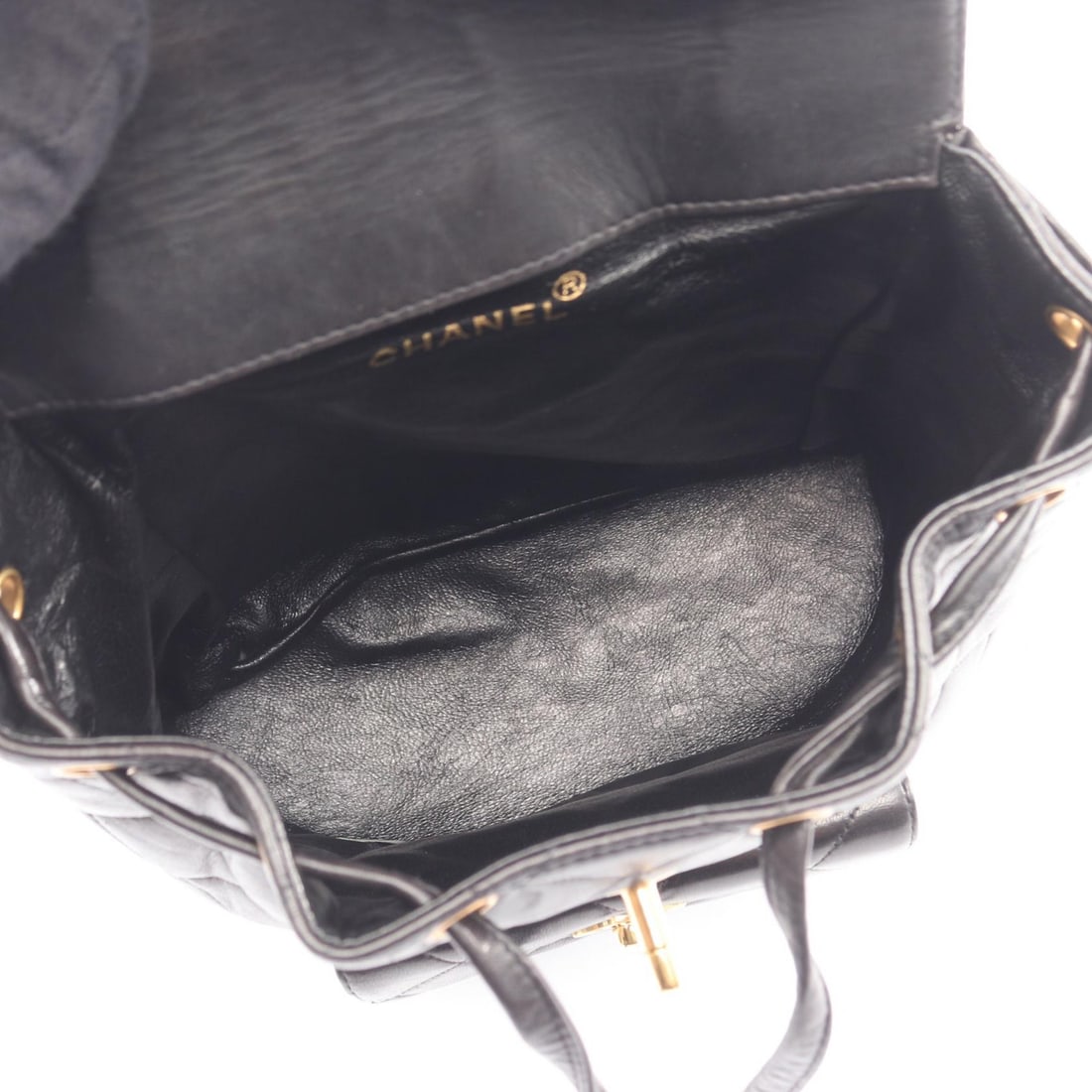 Chanel Backpack Black Lambskin - 3