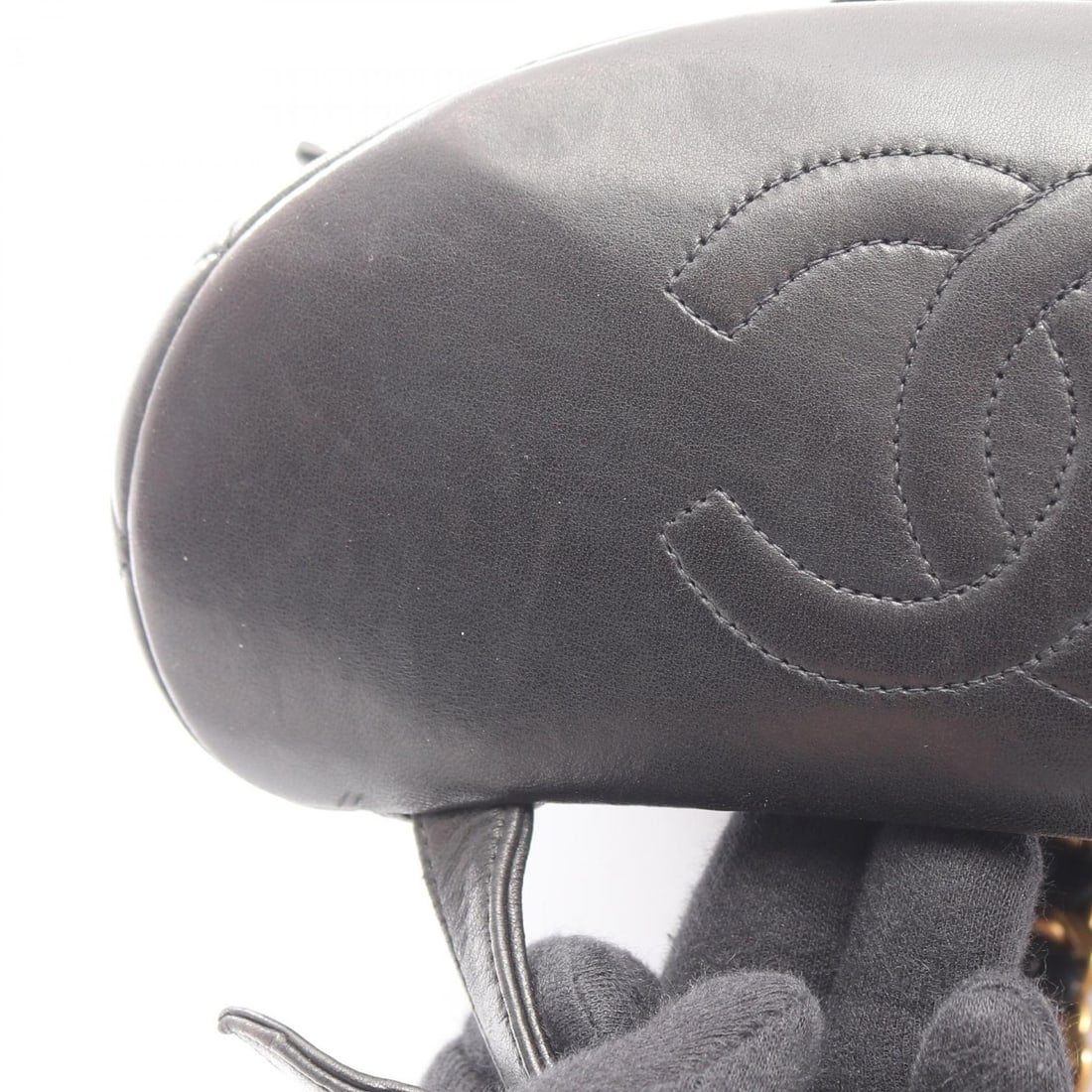 Chanel Backpack Black Lambskin - 8