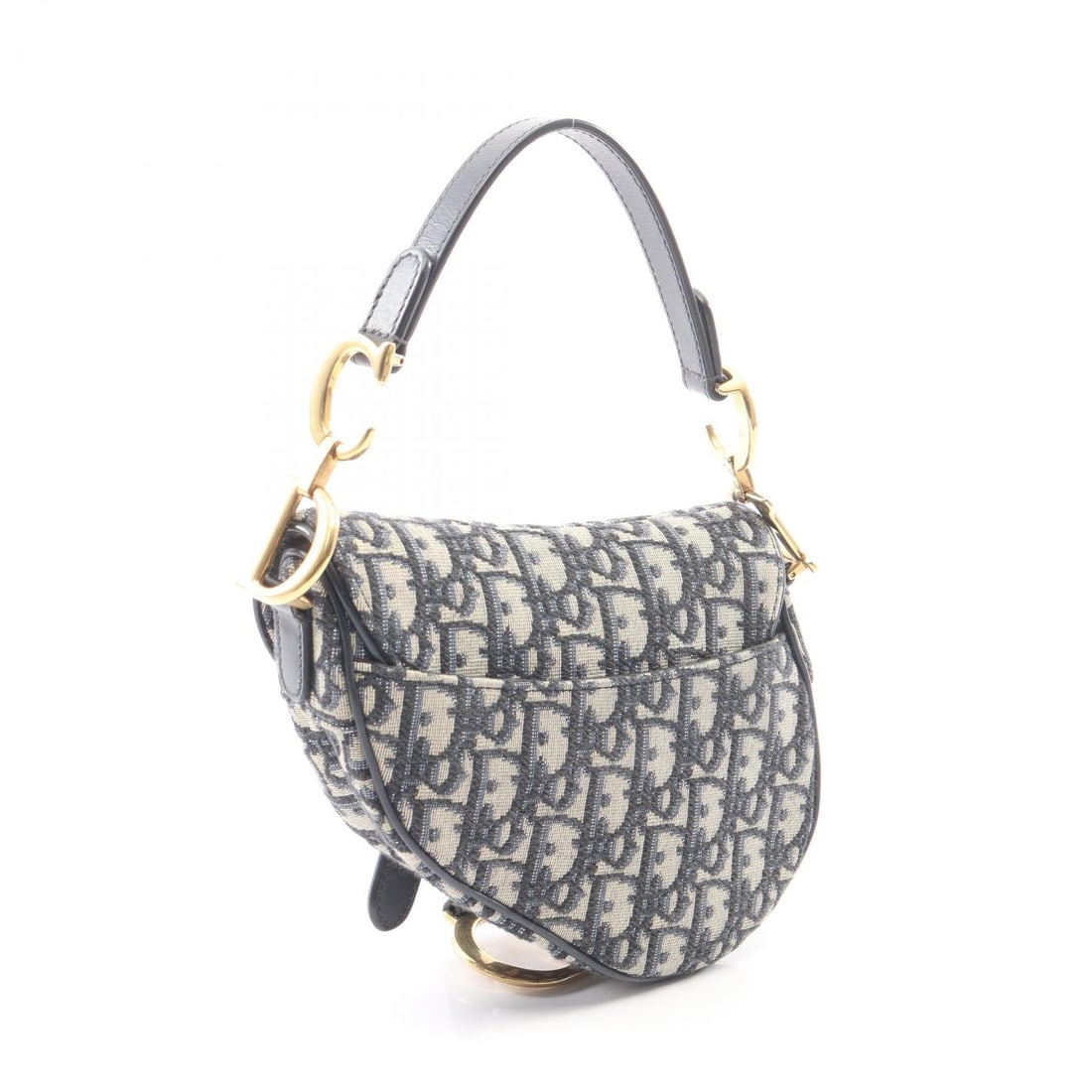 Dior Saddle Mini 2Way Beige Navy - 2