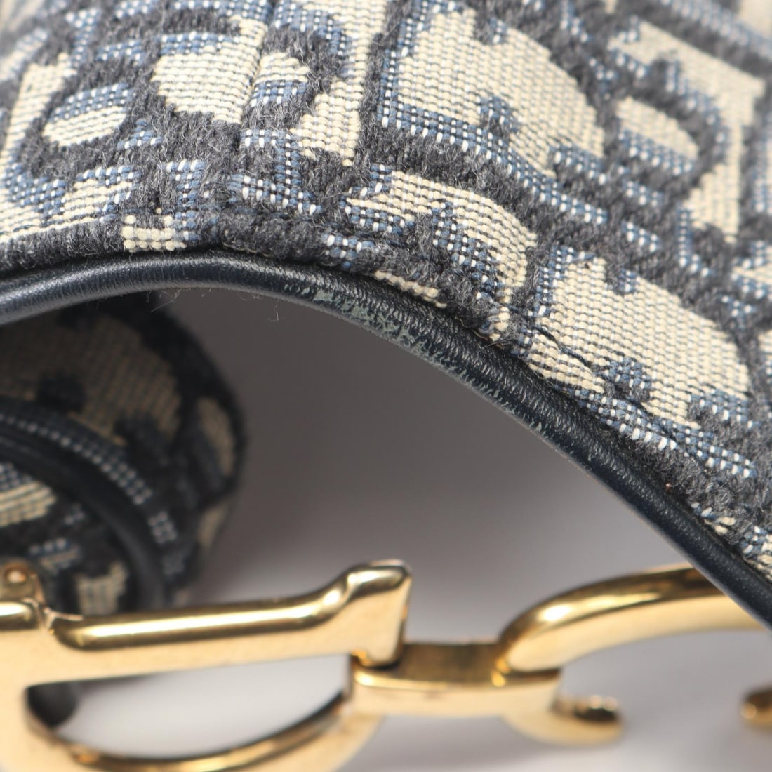 Dior Saddle Mini 2Way Beige Navy - 5