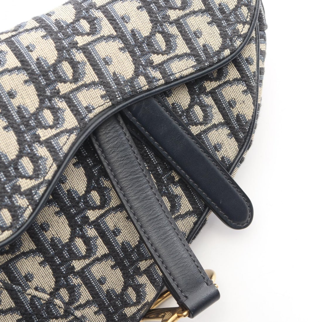 Dior Saddle Mini 2Way Beige Navy - 7