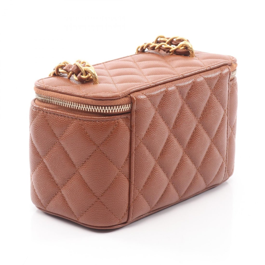 Chanel Vanity Chain Bag Brown - 2