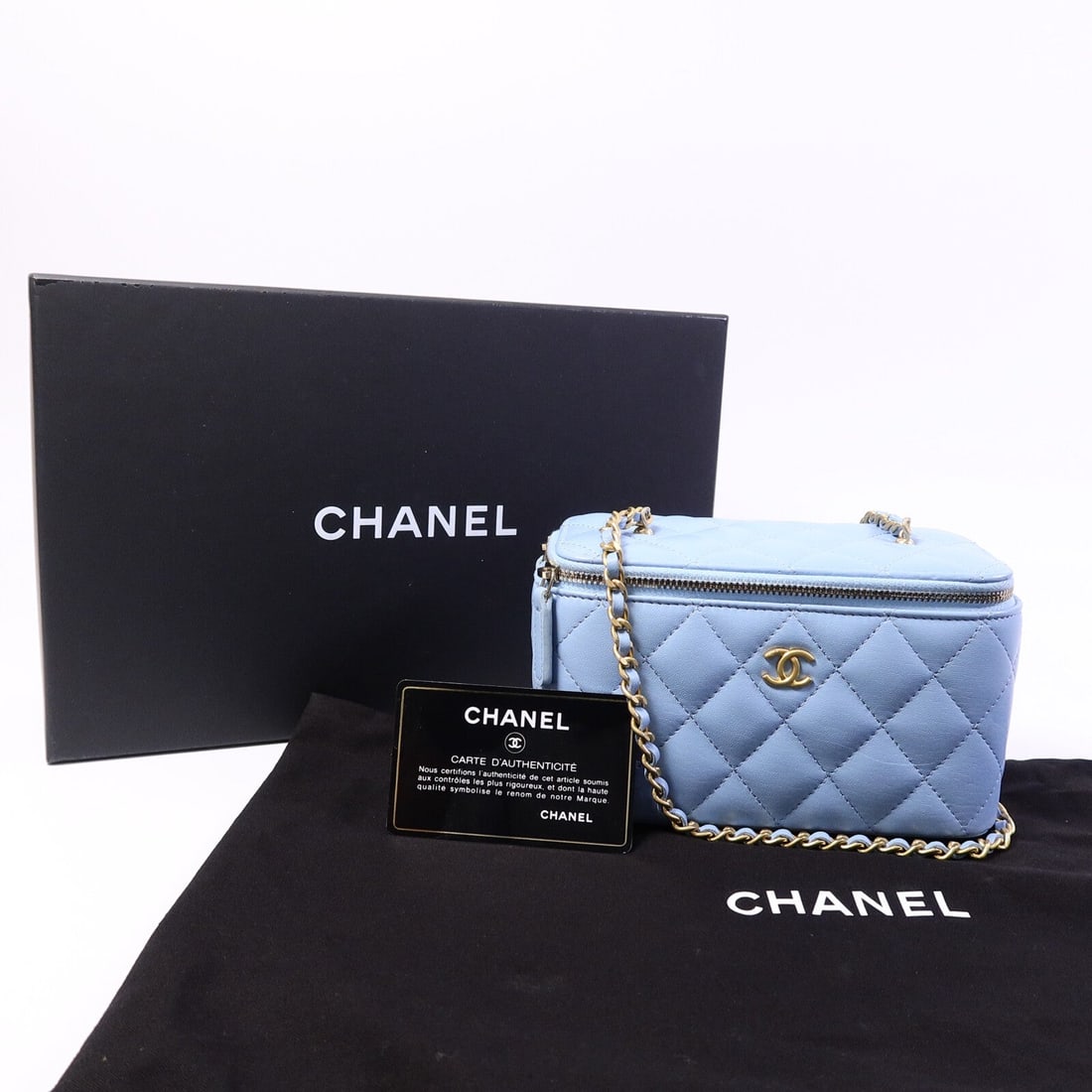 Chanel Vanity Case Blue - 12