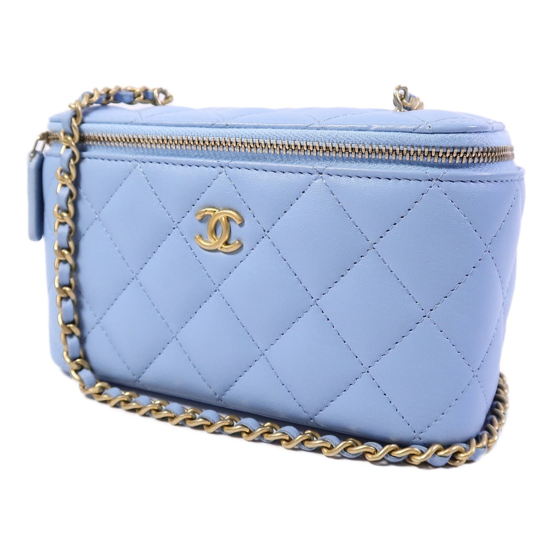 Chanel Vanity Case Blue - 3