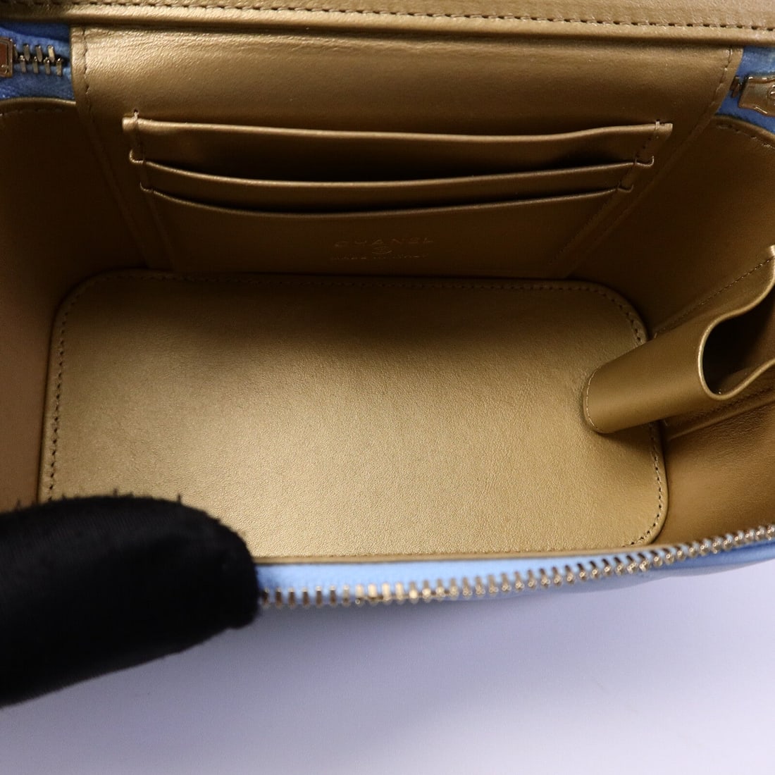 Chanel Vanity Case Blue - 5
