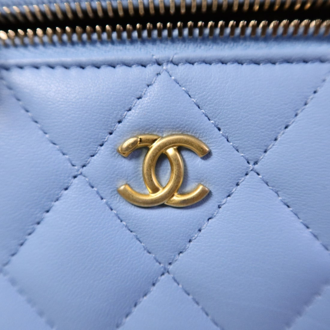 Chanel Vanity Case Blue - 9