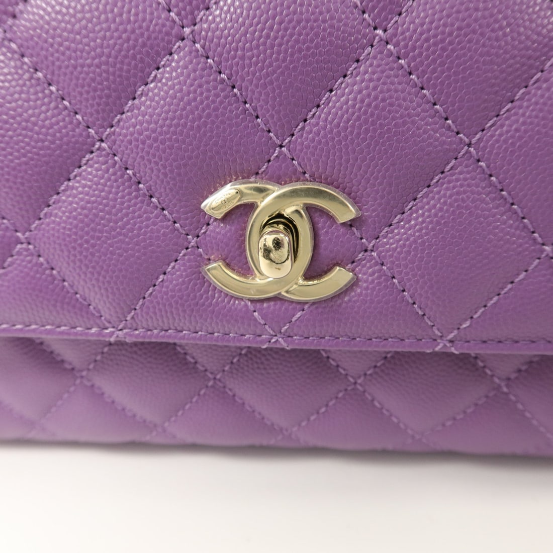 Chanel Coco Handle Small Purple - 10