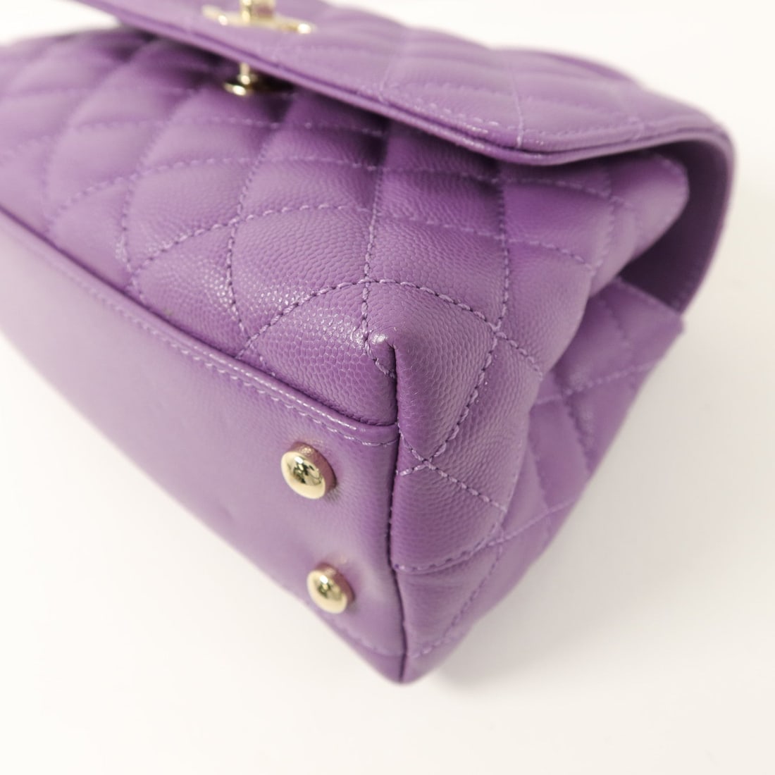 Chanel Coco Handle Small Purple - 13