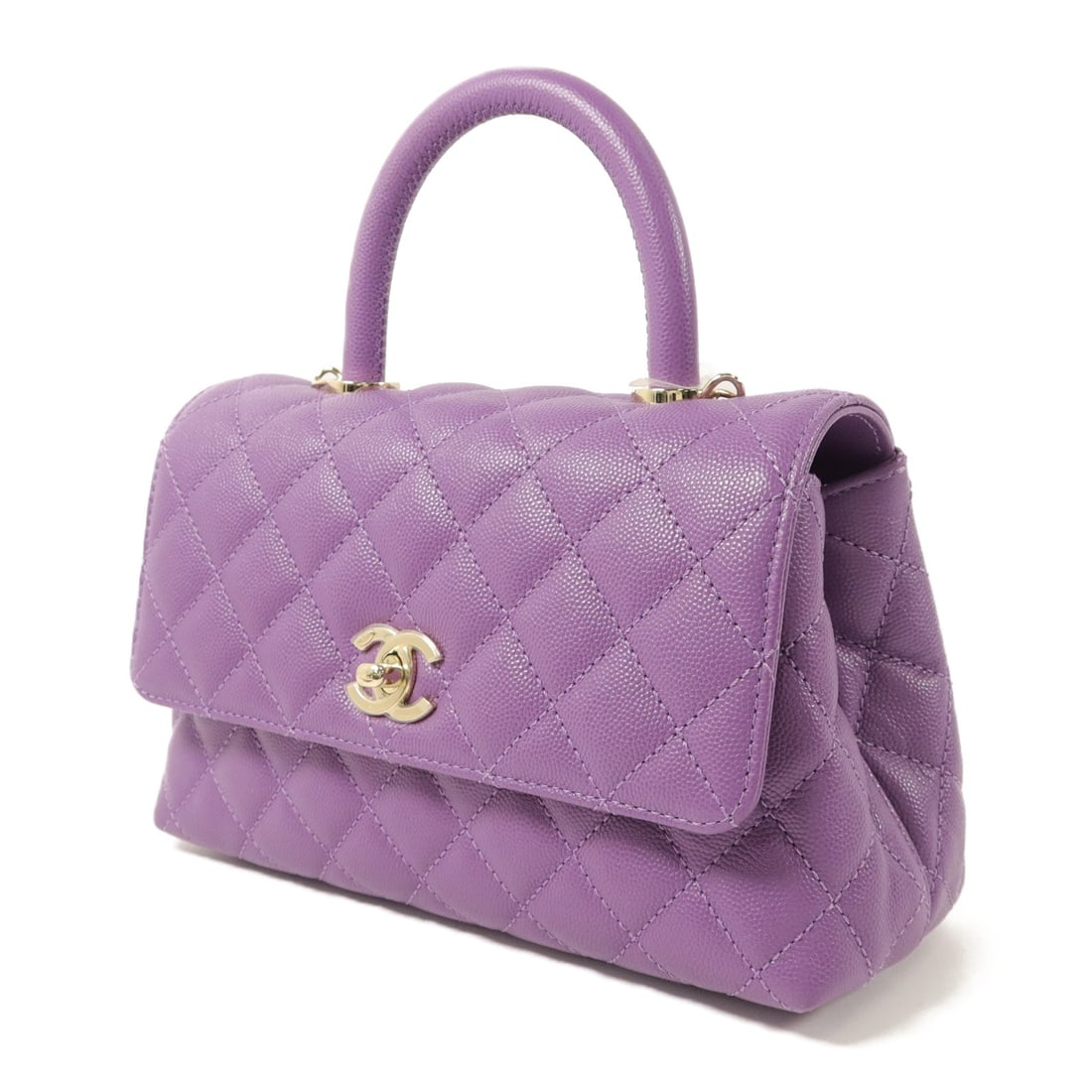 Chanel Coco Handle Small Purple - 3