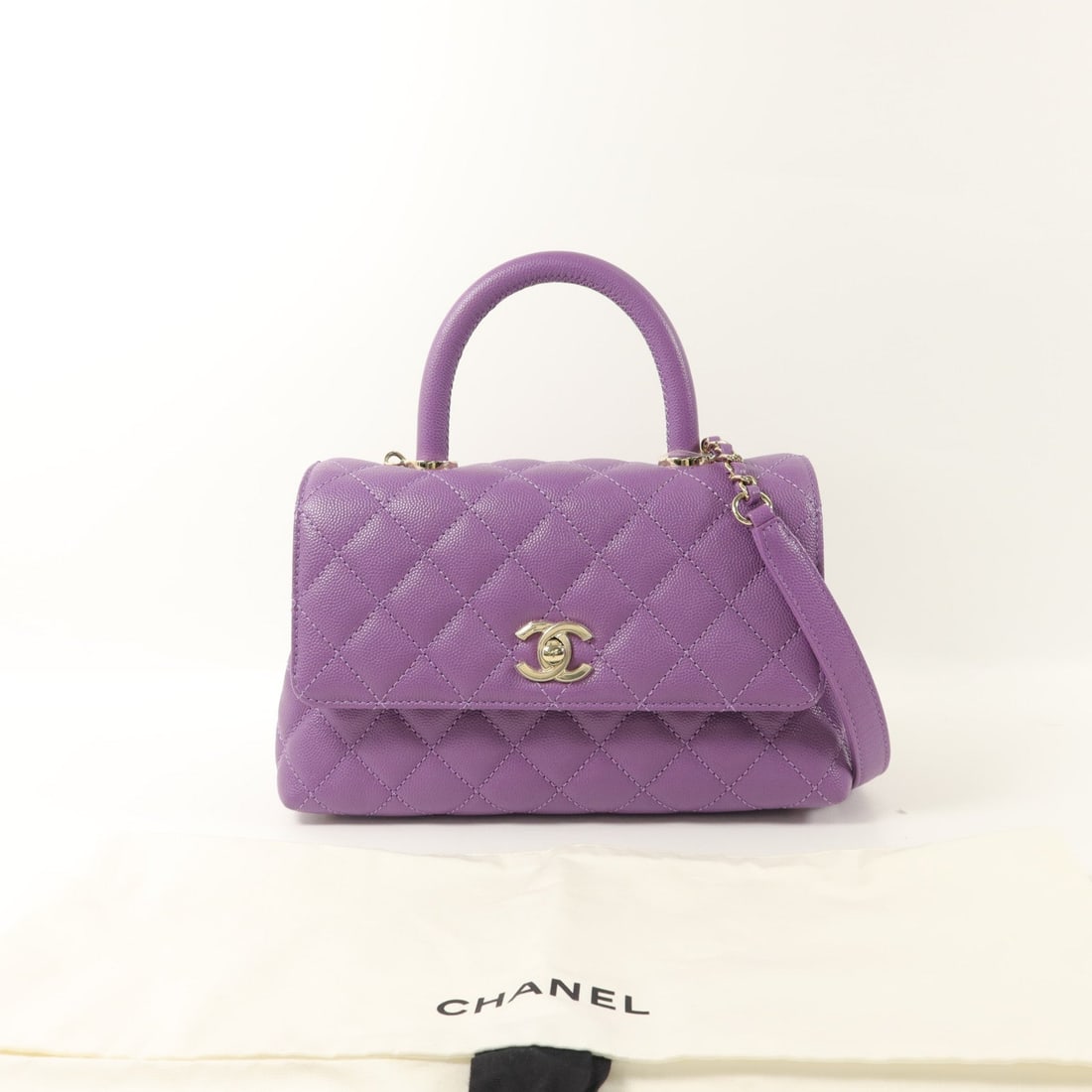 Chanel Coco Handle Small Purple - 9