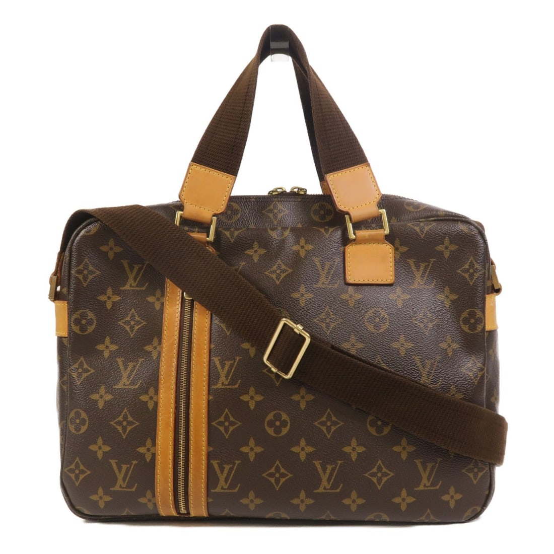 Louis Vuitton Sac Bosphore Brown: Sac Bosphore 2 way shoulder bag M40043 in Monogram coated canvas with gold hardware; 34 x 26 x 8 cm.