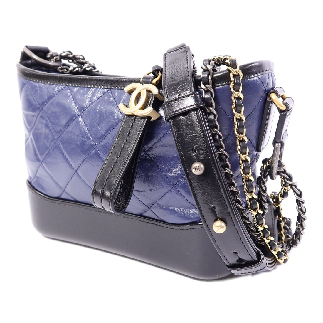 Chanel Gabrielle Small Navy - 3