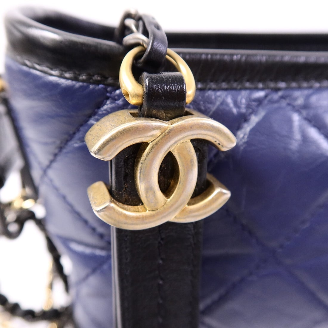 Chanel Gabrielle Small Navy - 7