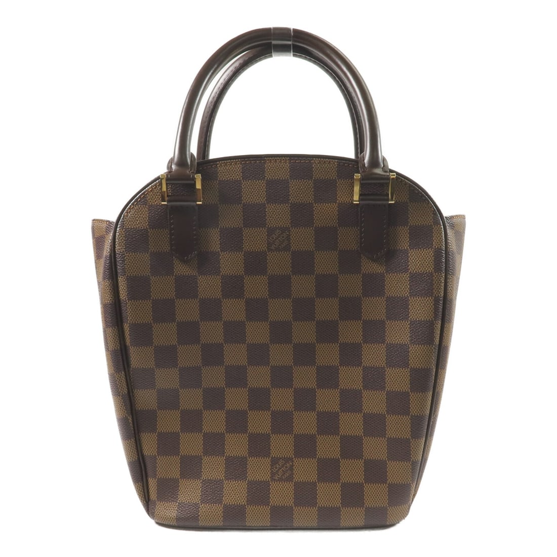Louis Vuitton Sarria Seau Brown: Sarria Seau handbag N51284 in Damier coated canvas with gold hardware; 19 to 23 x 26 x 8 cm.