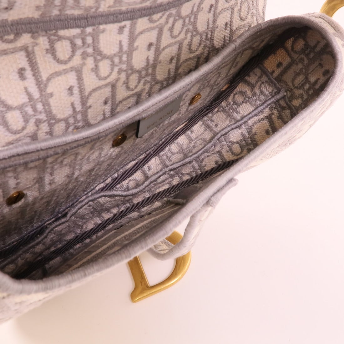 Dior Saddle Medium Grey - 5