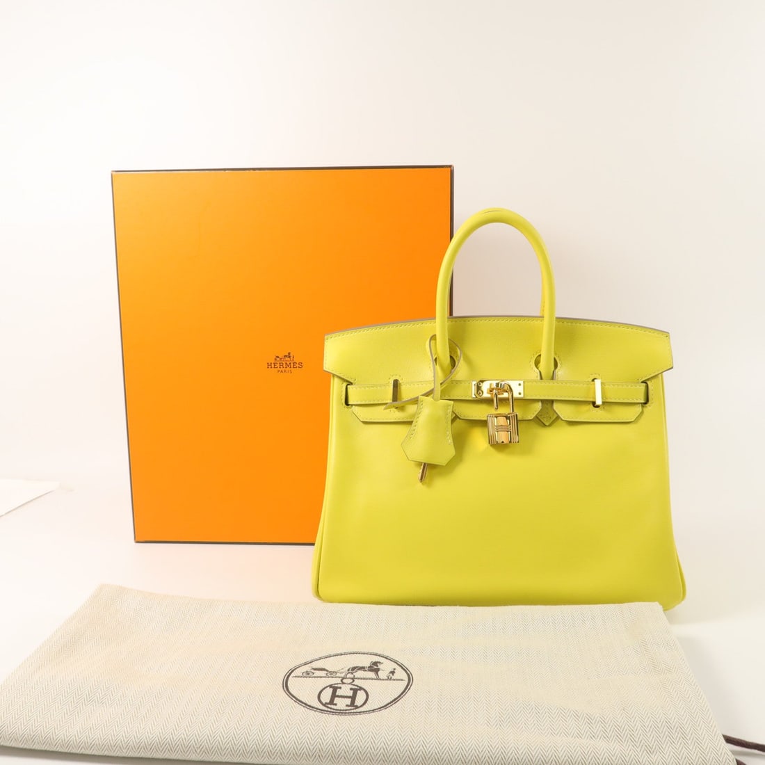 Hermes Birkin 25 Lime - 9