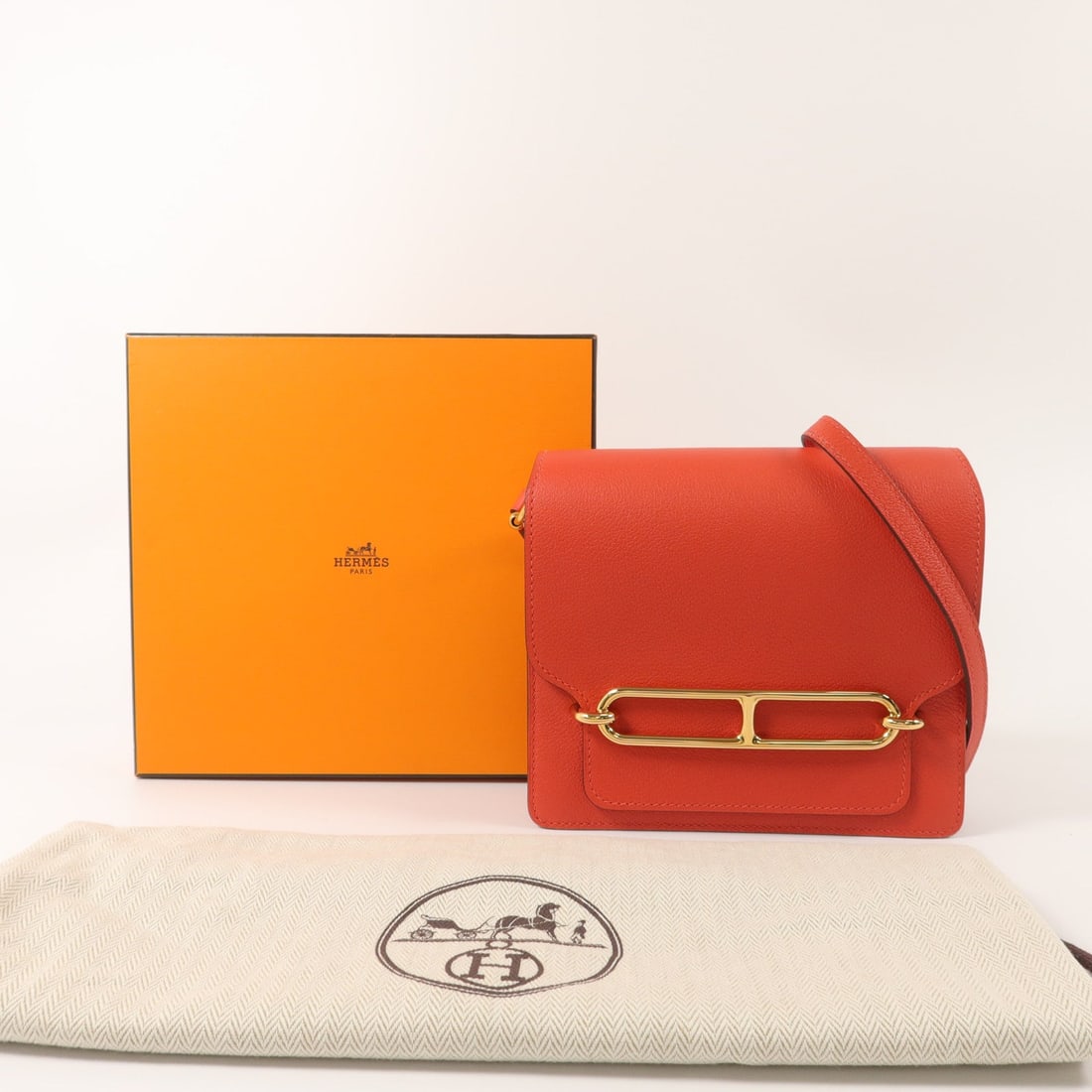 Hermes Roulis Mini Rouge - 9