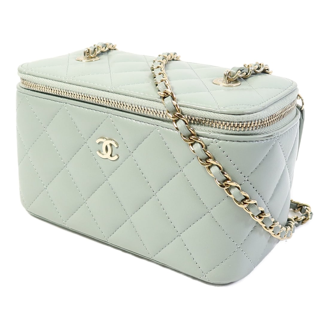 Chanel Vanity Case AP1341 Green - 2