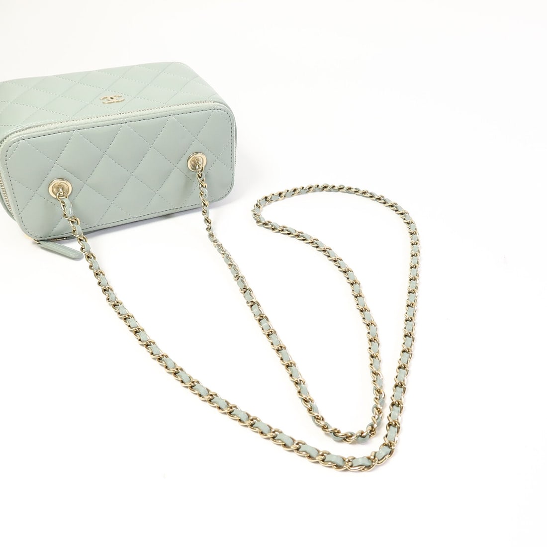 Chanel Vanity Case AP1341 Green - 9