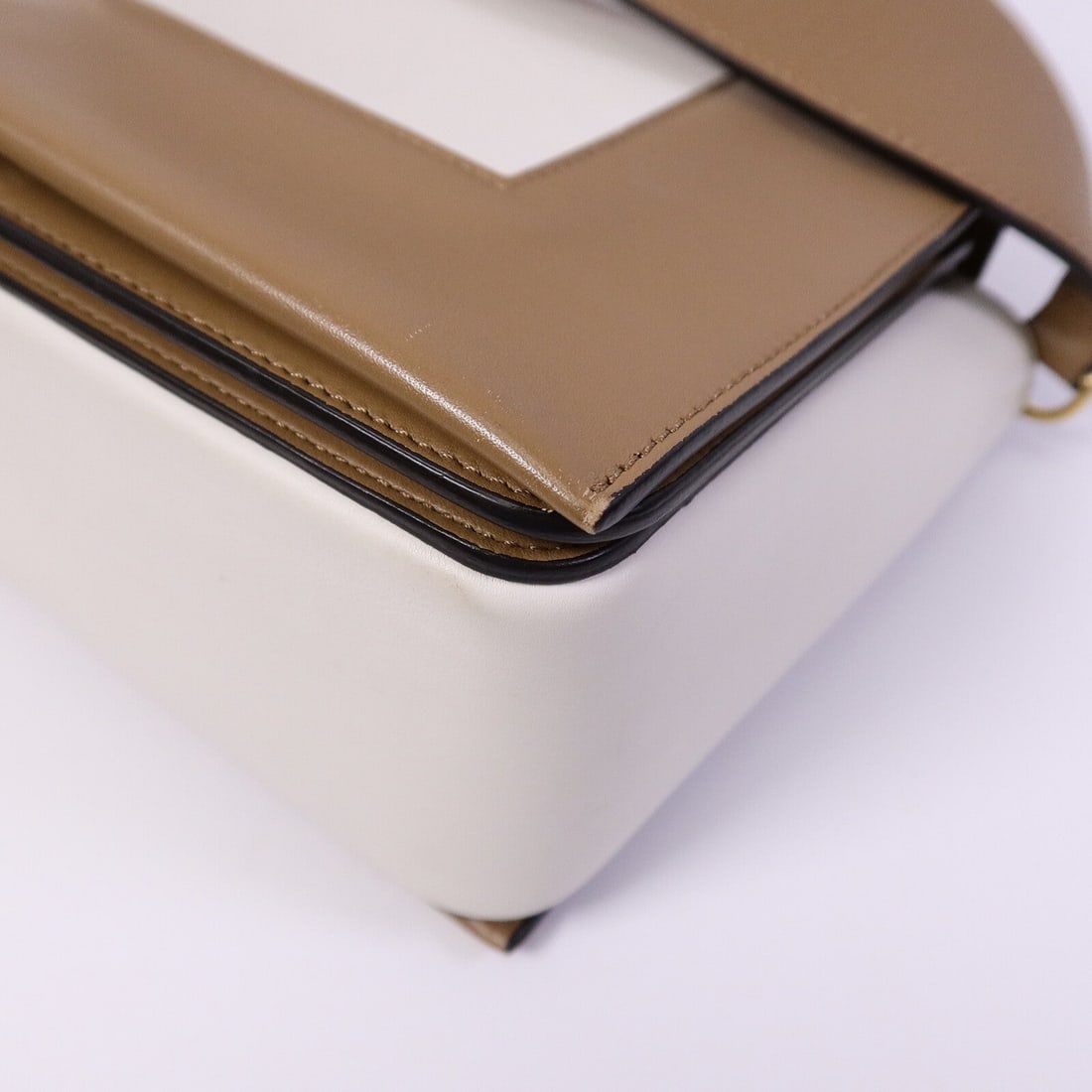 Celine Frame Bag White Beige - 11
