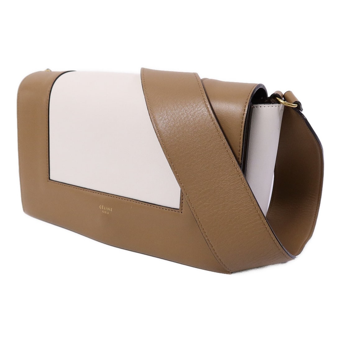Celine Frame Bag White Beige - 3