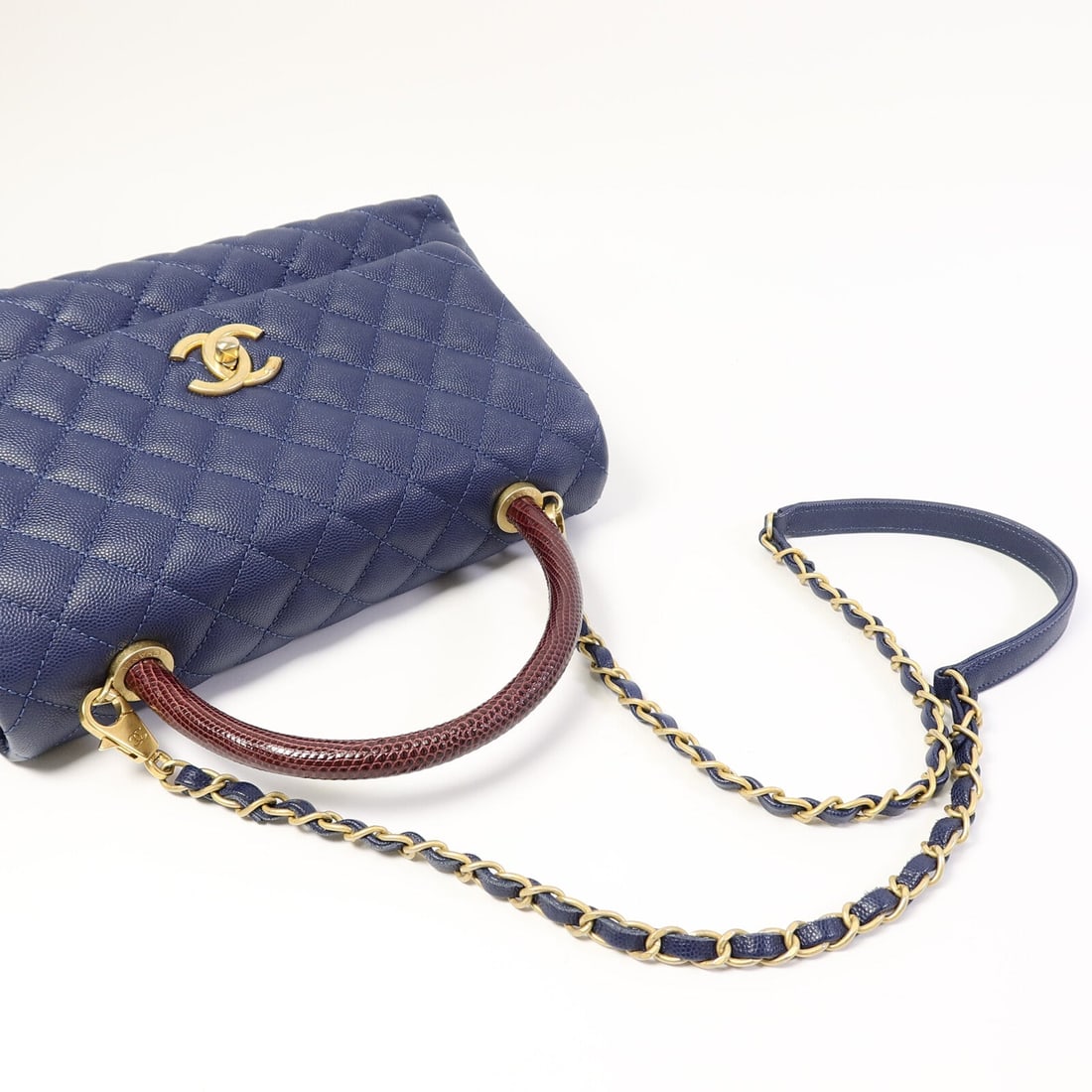 Chanel Coco Handle Blue - 9