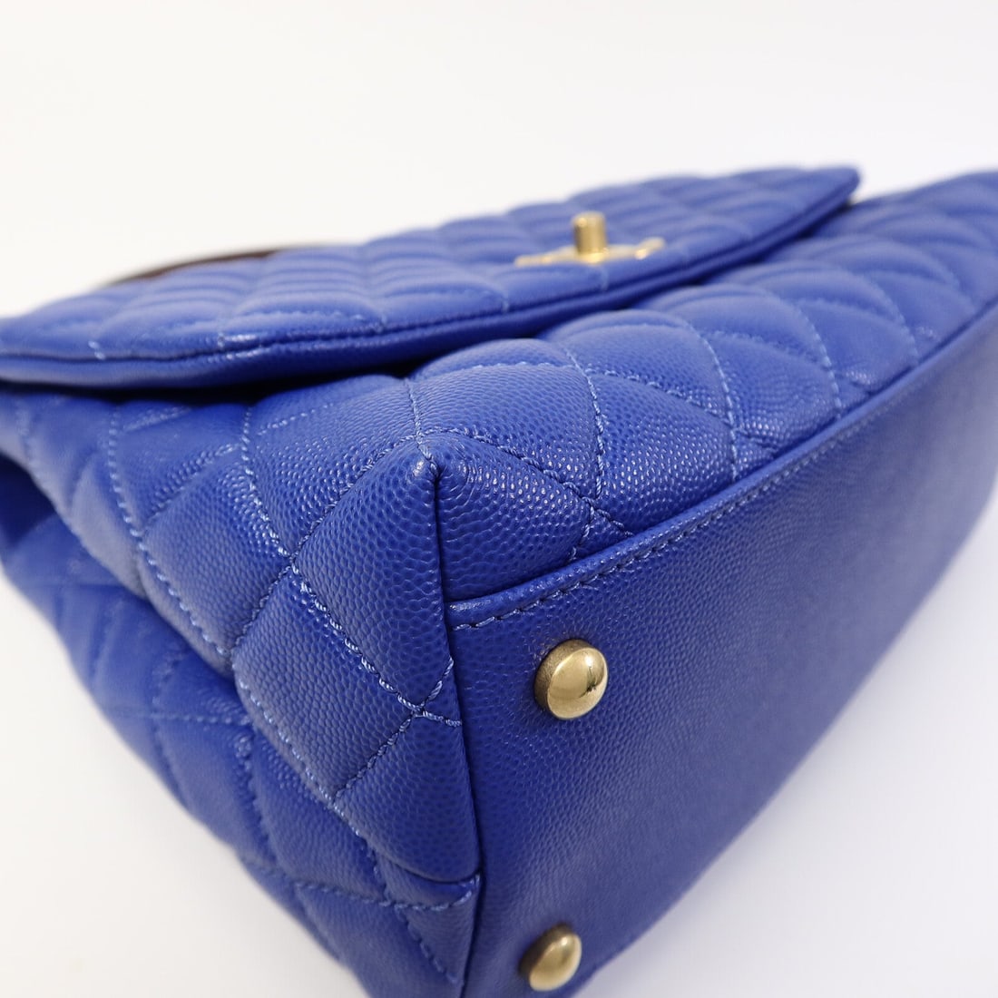Chanel Coco Handle Blue - 12