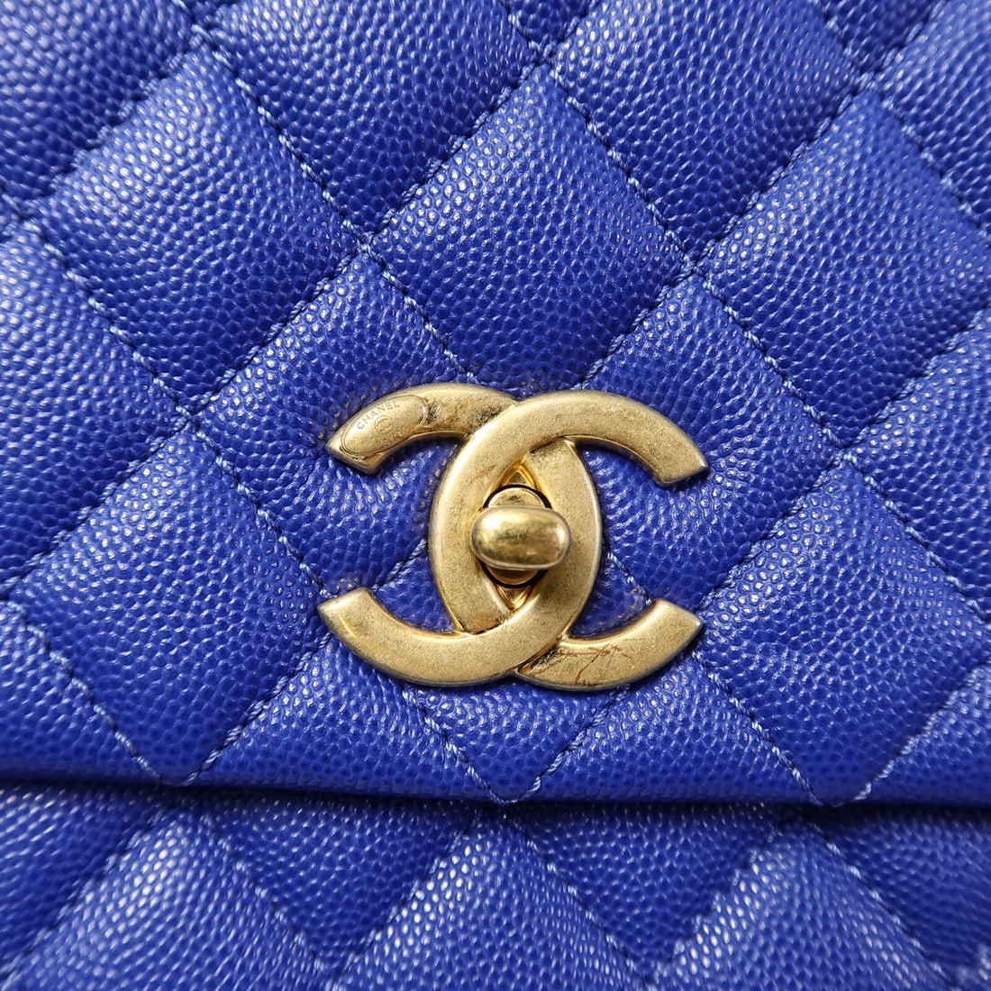 Chanel Coco Handle Blue - 9