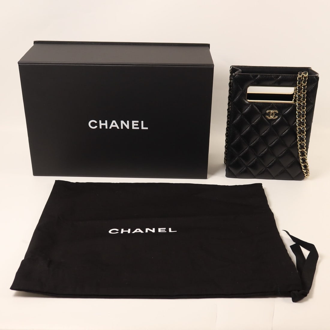 Chanel Evening Box 2Way Black - 9