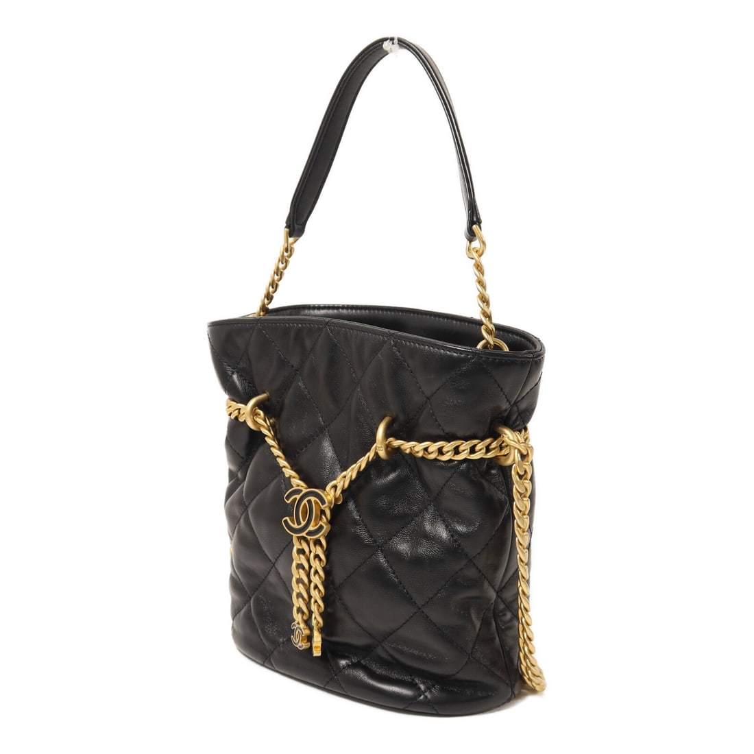 Chanel Chain Bucket Black - 3