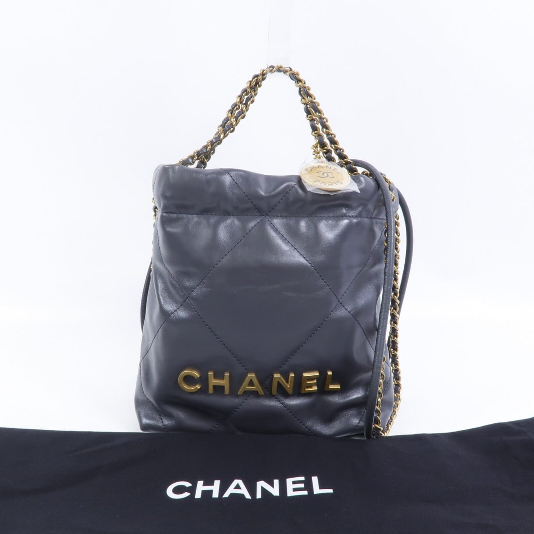 Chanel 22 Mini Grey - 11