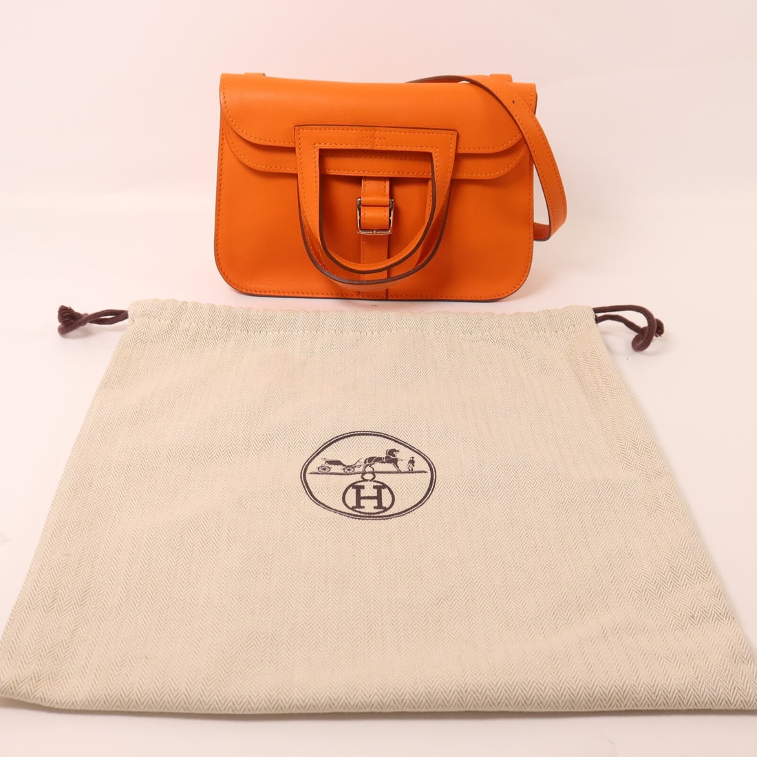Hermes Mini Halzan Orange - 9