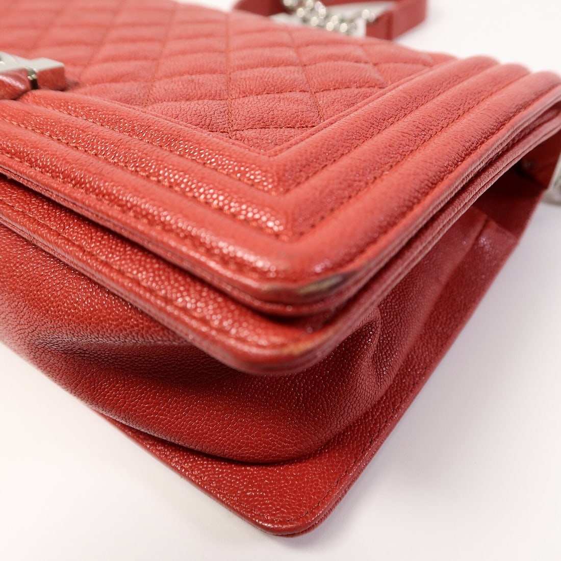 Chanel Boy 25 Red - 11