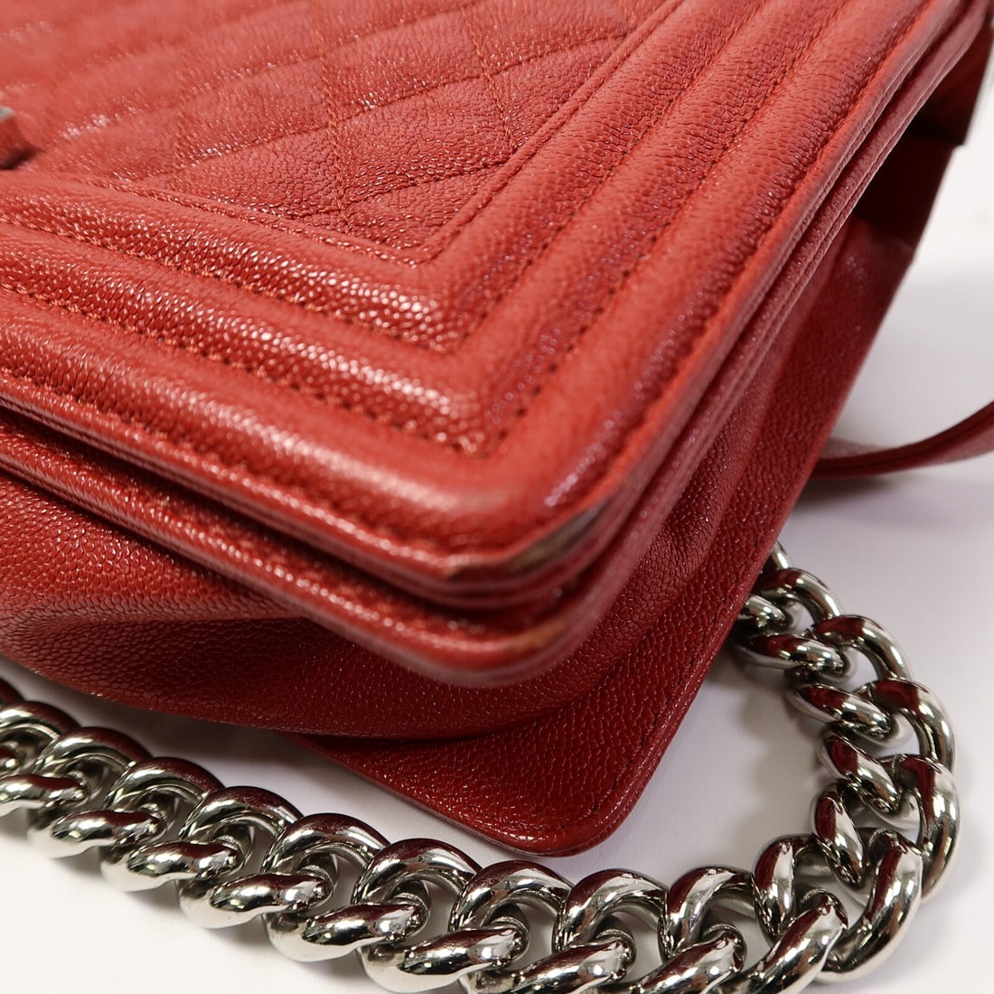 Chanel Boy 25 Red - 14