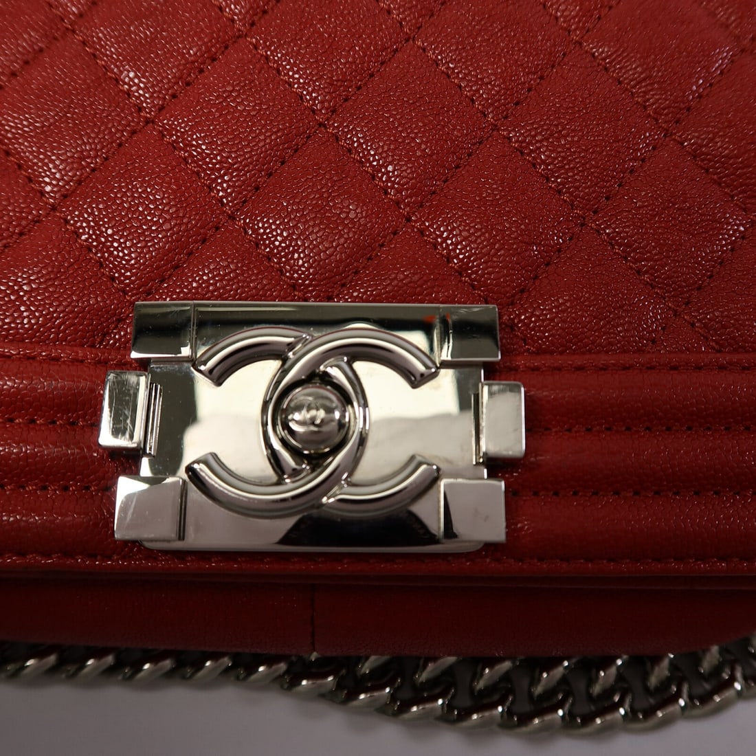 Chanel Boy 25 Red - 8
