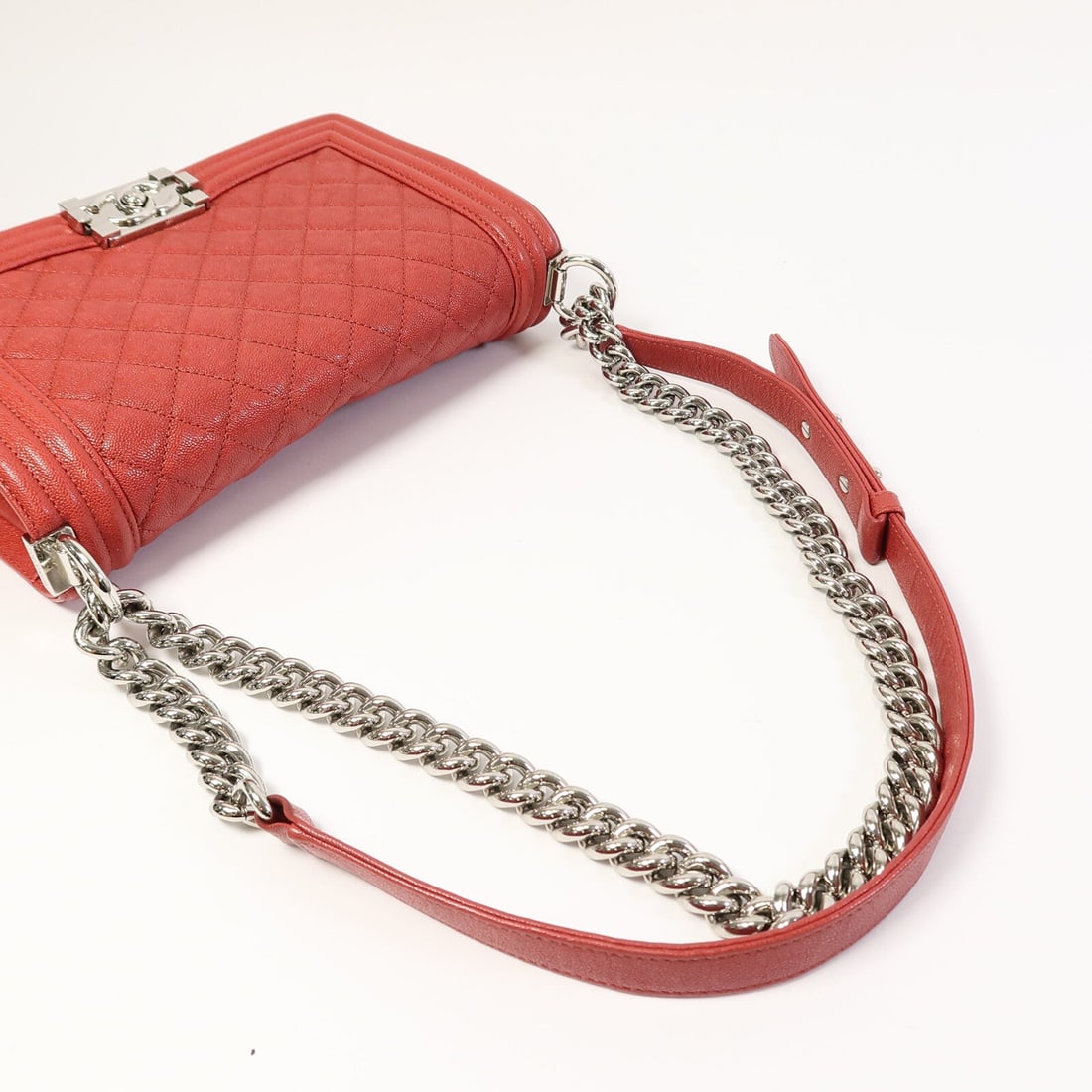 Chanel Boy 25 Red - 9