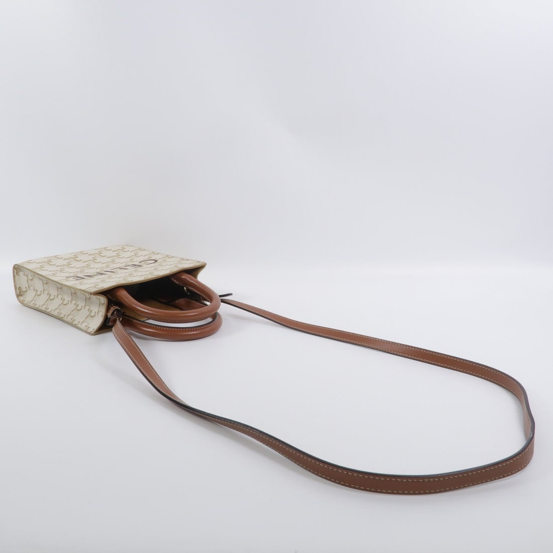 Celine Mini Vertical Cabas Brown - 8