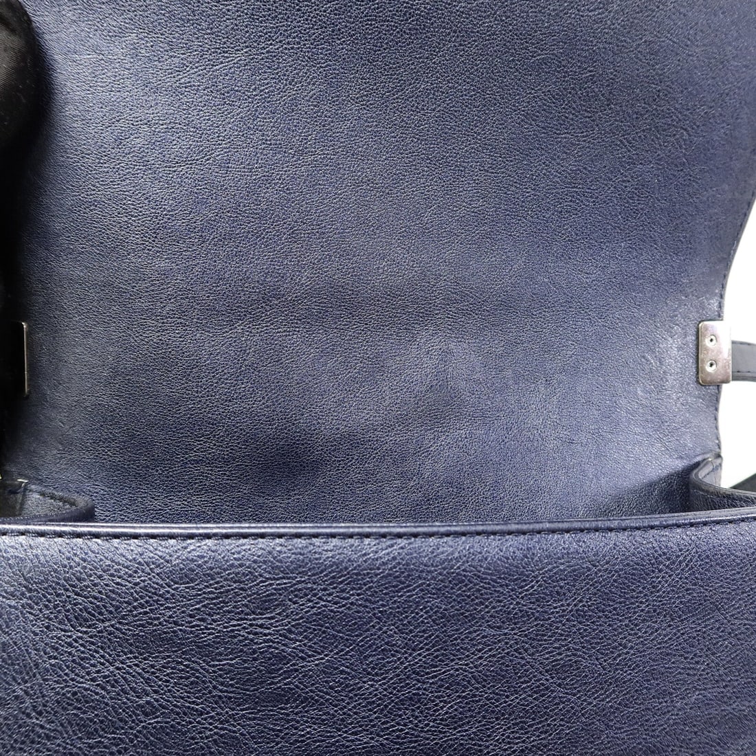 Chanel Boy 25 Navy Blue - 16