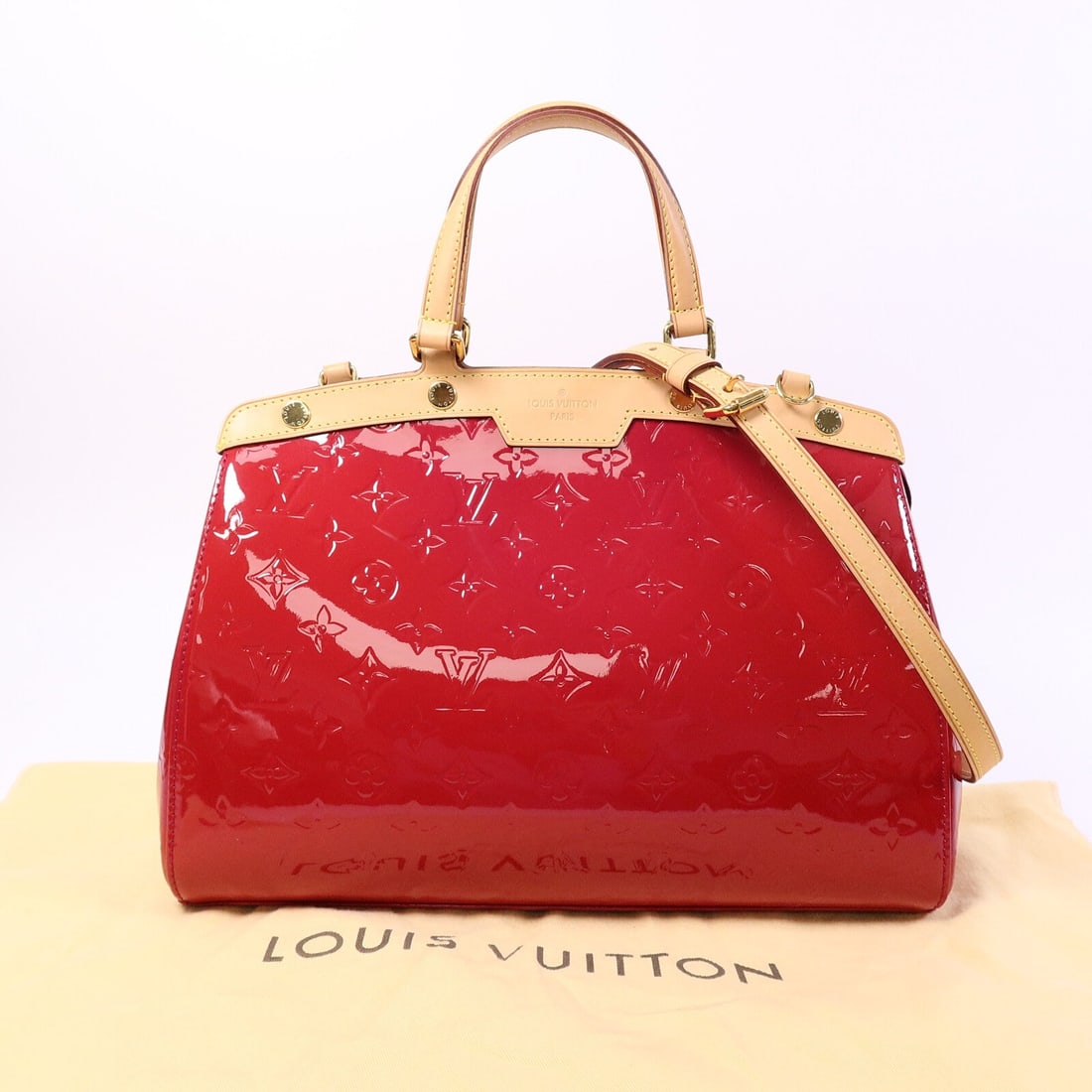 Louis Vuitton Brea MM Red - 10