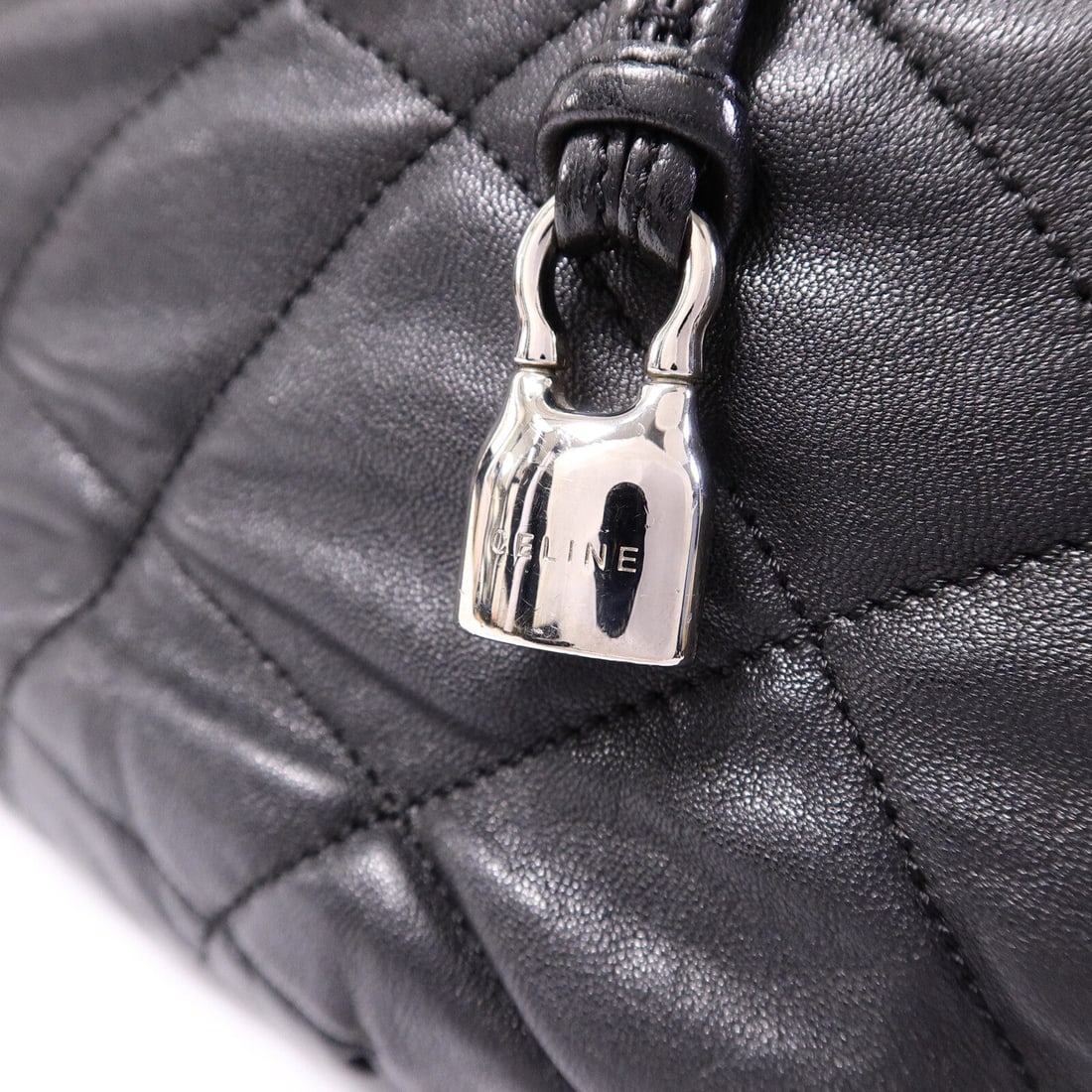 Celine Shoulder Bag Black - 7