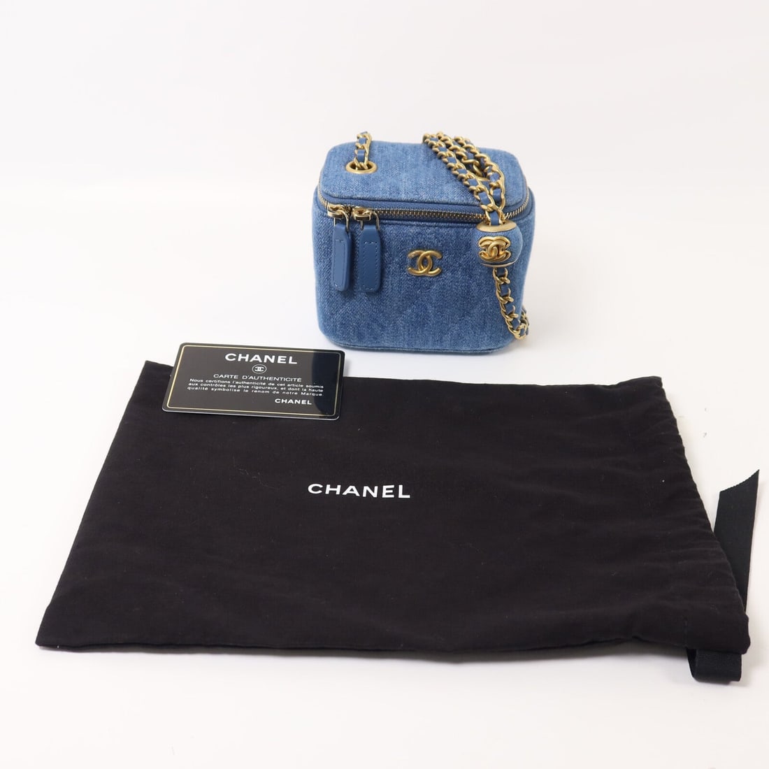 Chanel Mini Vanity Denim Blue - 10