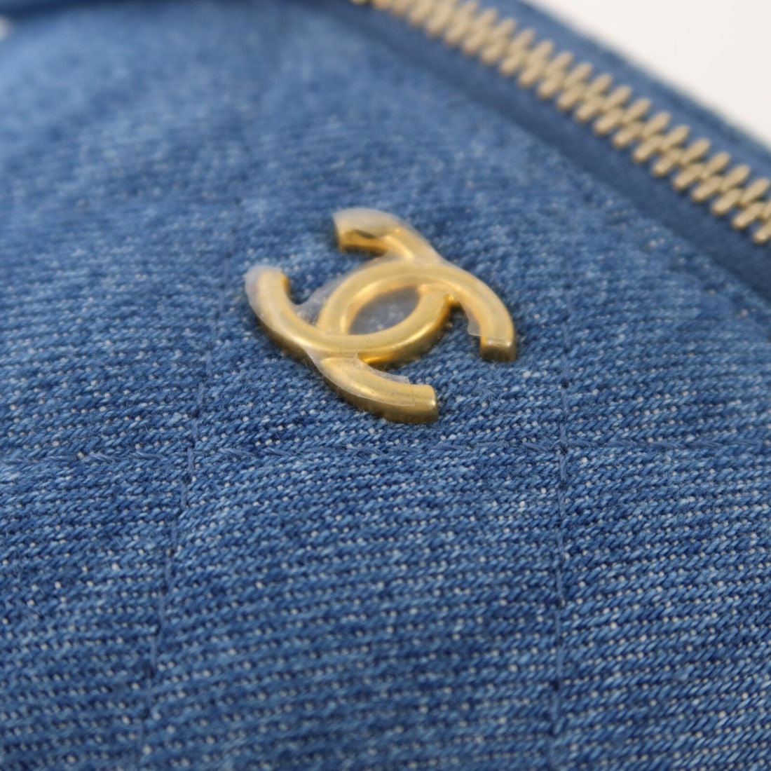 Chanel Mini Vanity Denim Blue - 12