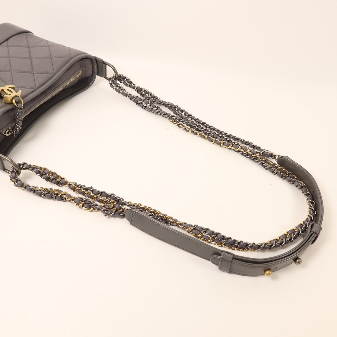 Chanel Gabrielle Small Grey - 8