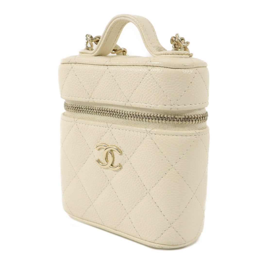 Chanel Mini Box Handle White - 3