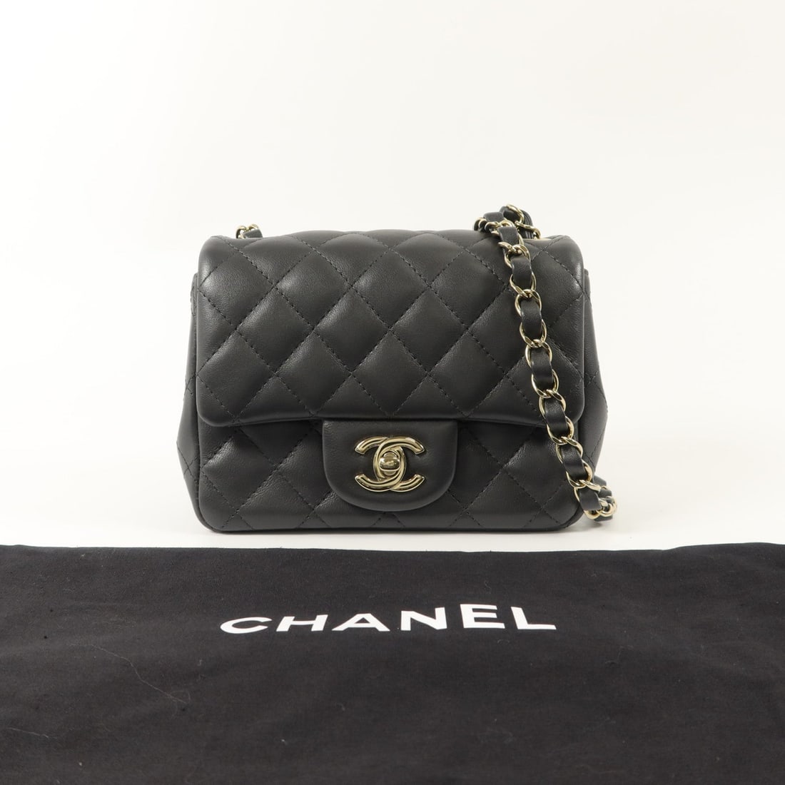 Chanel Mini Classic 17 Grey - 9
