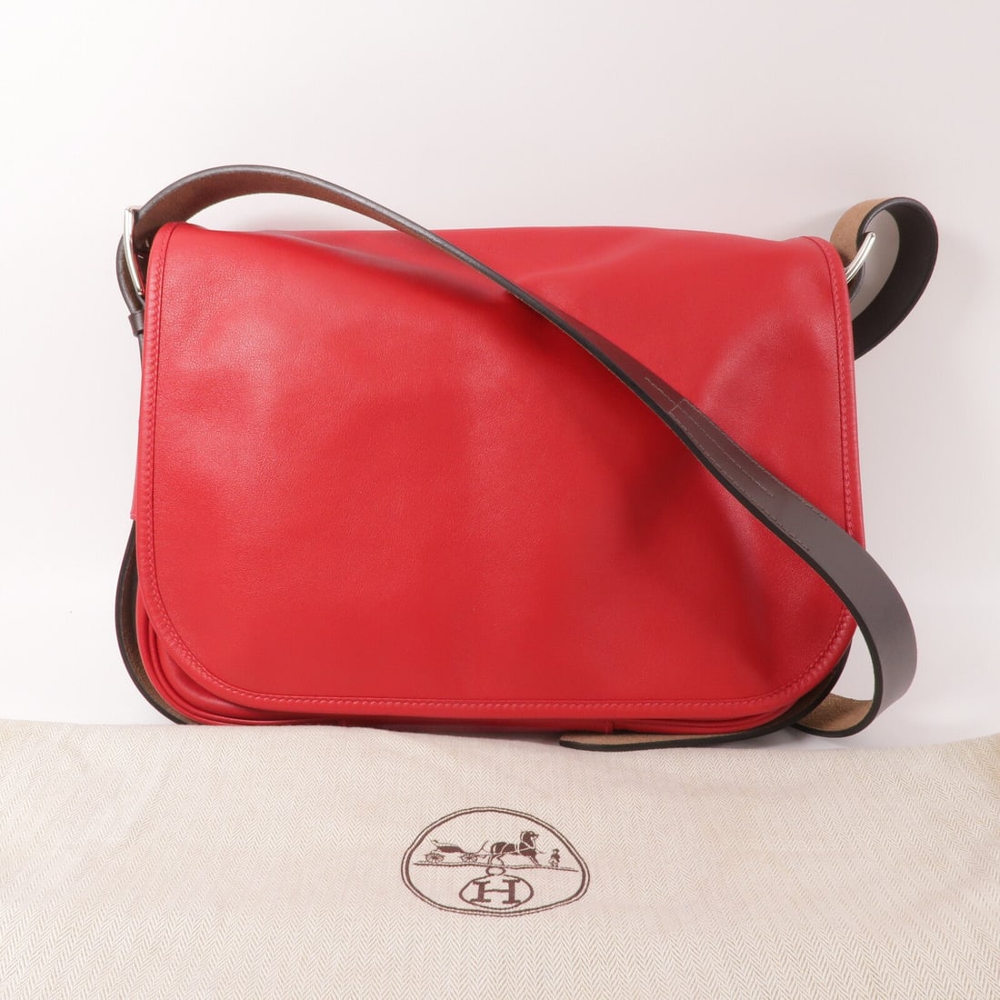 Hermes Brada 30 Rouge Tomate - 12