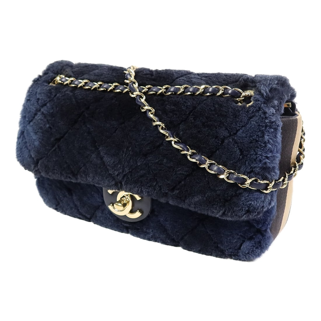 Chanel Flap Bag Medium Navy - 2